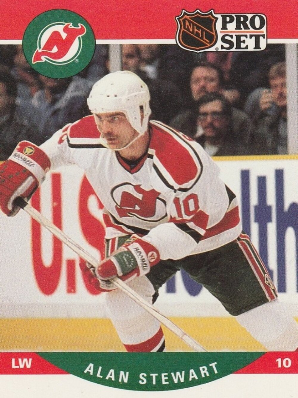 Alan Stewart - 1990 Pro Set Hockey Card